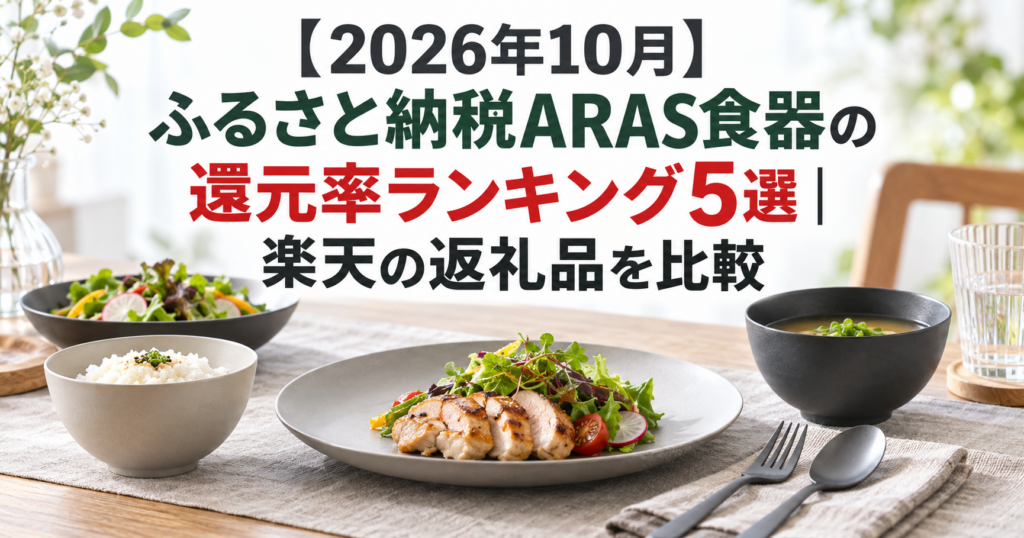 ふるさと納税ARAS食器の還元率ランキング比較