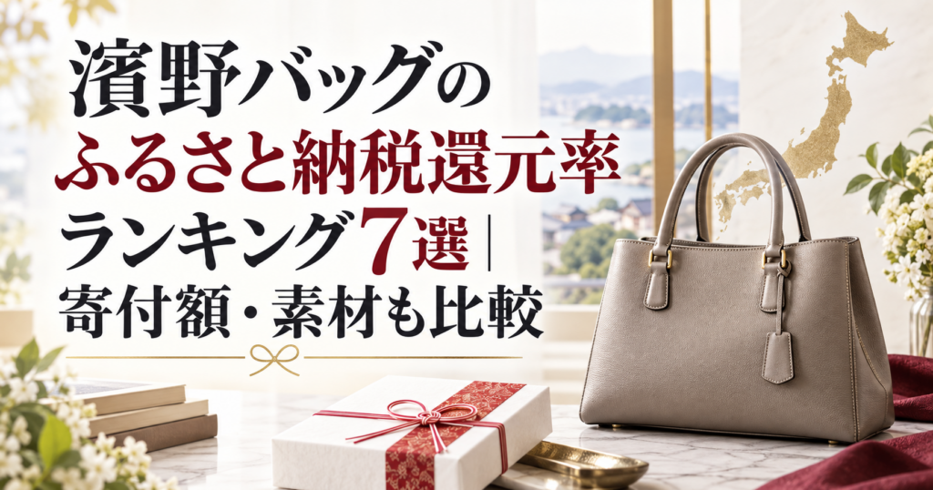 濱野バッグのふるさと納税還元率ランキング7選のアイキャッチ