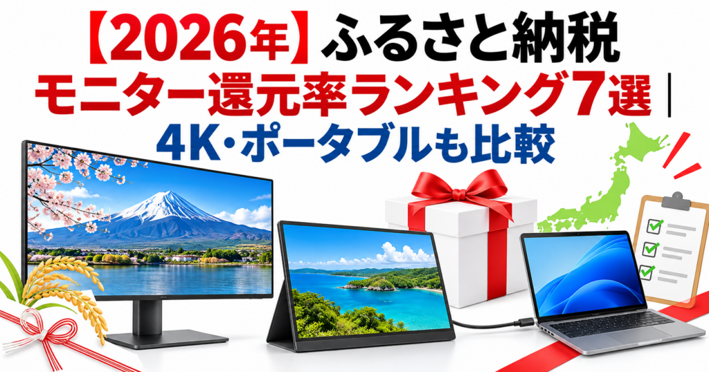 ふるさと納税モニター還元率ランキング7選のアイキャッチ画像