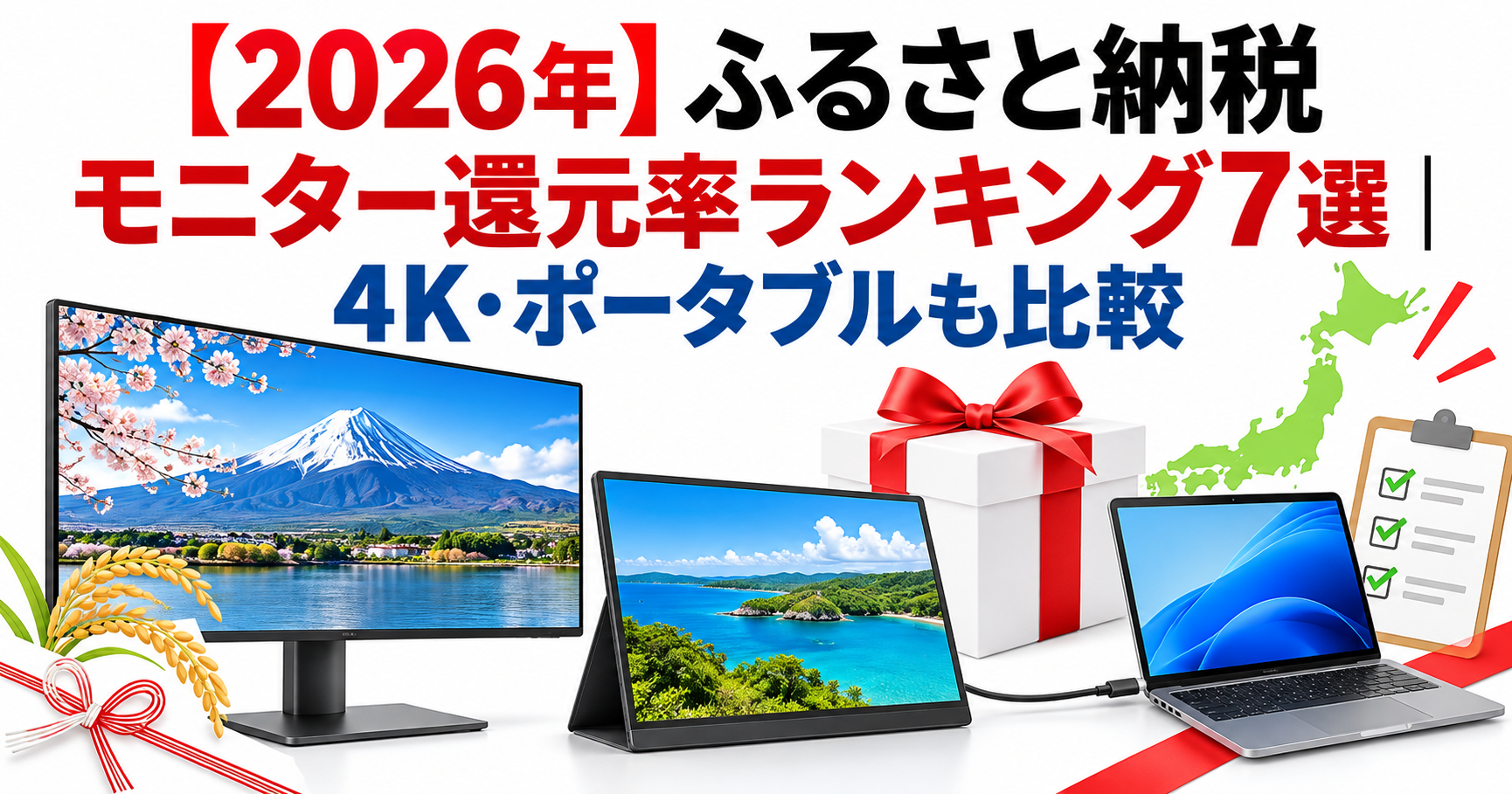 ふるさと納税モニター還元率ランキング7選のアイキャッチ画像